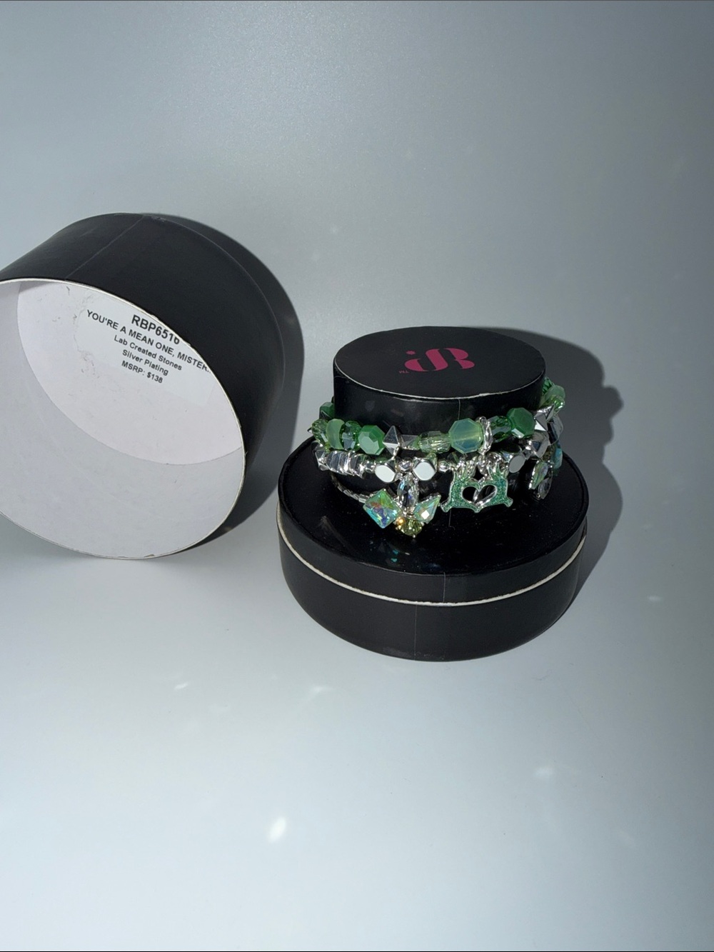 You’re A Mean One, Mister Lab Created Stones $138 Silver Plating